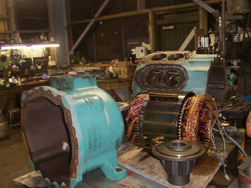 York compressor due for rewind and rebuild at the Porirua workshop