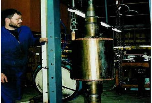 Rotor bar rewind and repair service