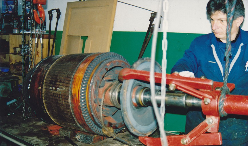 Rotor repair underway  in our Porirua based workshop